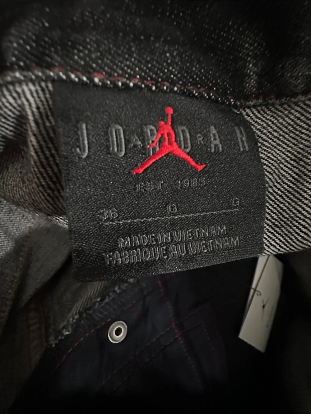 NWT Awake NY x Nike Jordan Loose Fit Black Denim Jeans Men’s 36 X 34
